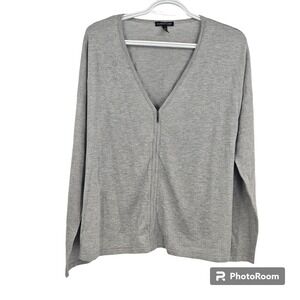 A.P.C  Avant Garde Blouse Gray Lagenlook Utility Long Sleeve Pockets Size M